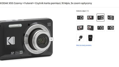 Aparat fotograficzny Kodak PIXPRO X55