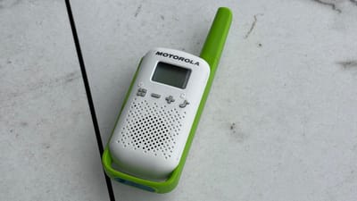 Biało-zielone walkie talkie